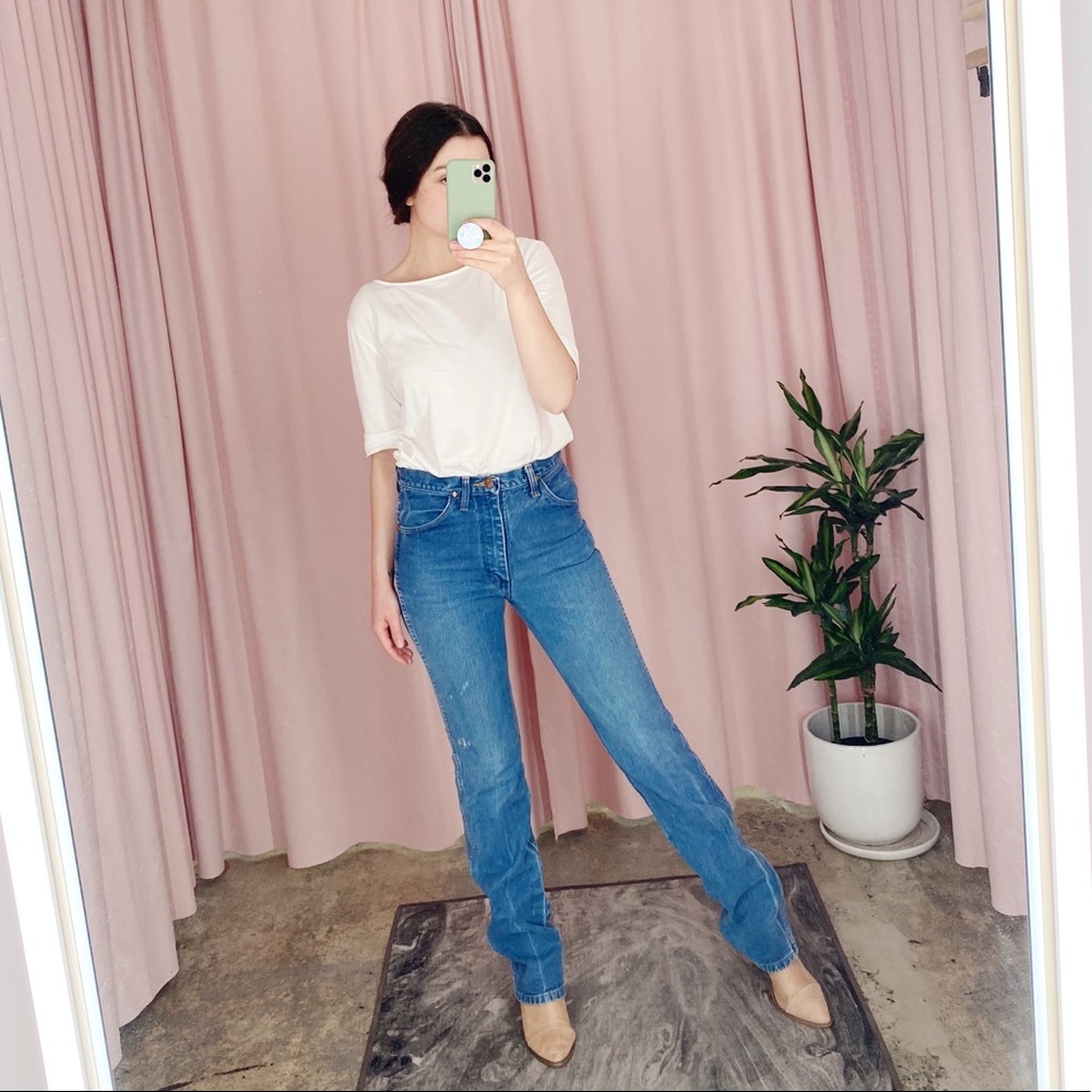 Vintage Wrangler high waist straight leg jeans